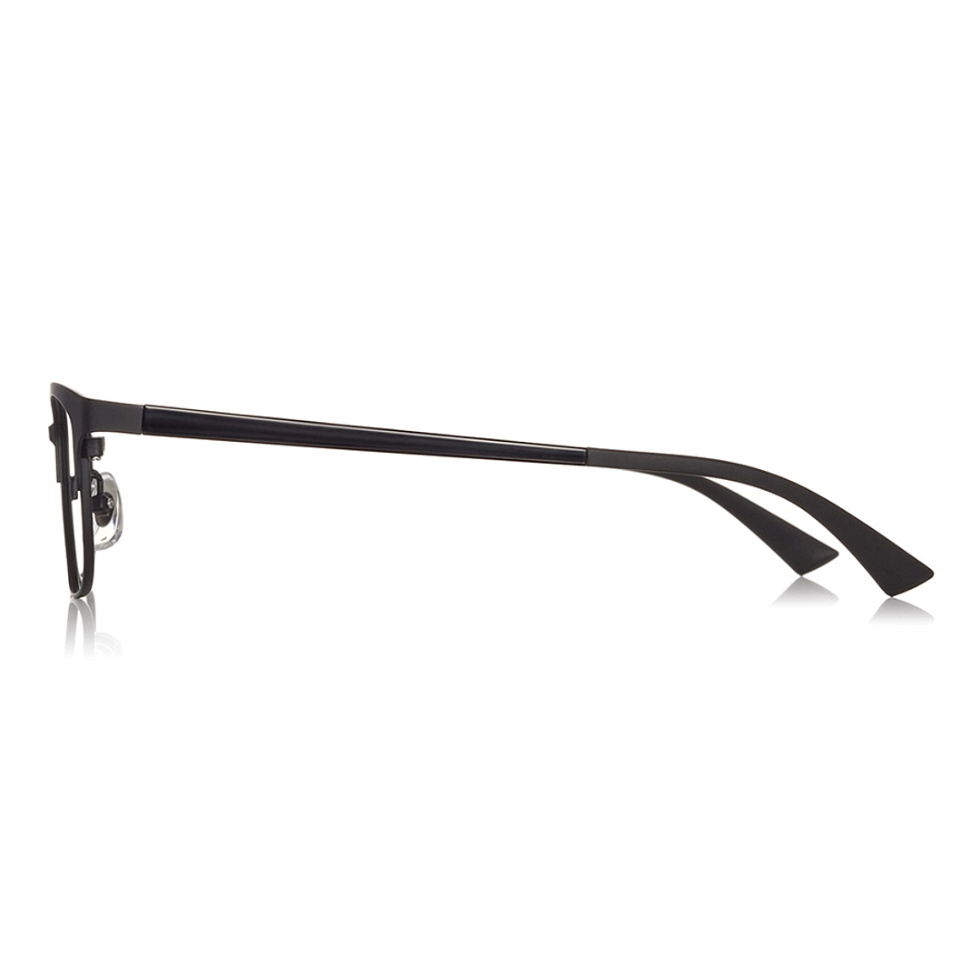 OWNDAYS | ESSENTIAL Black Full Rim Rectangle left side