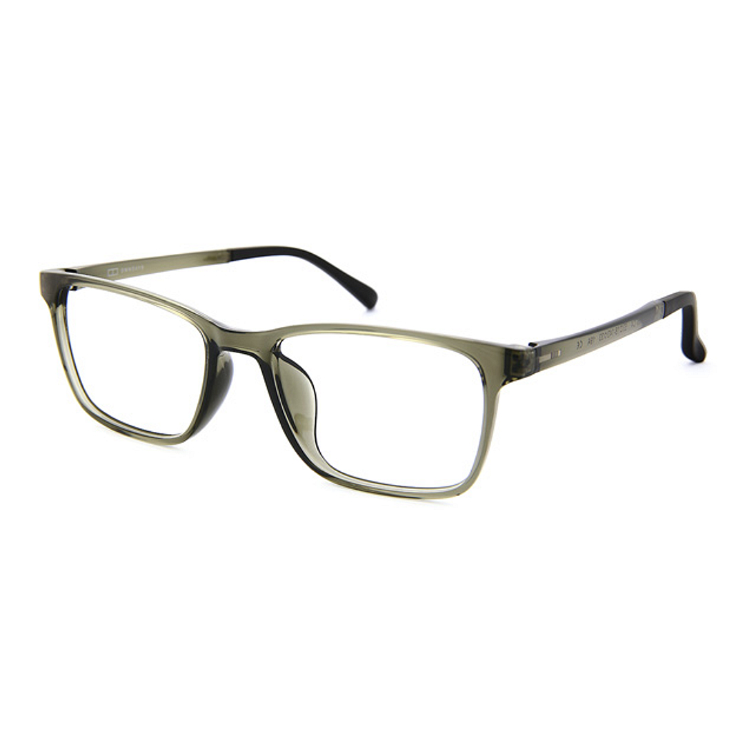 OWNDAYS | ESSENTIAL Light Gray Full Rim Wellington left side