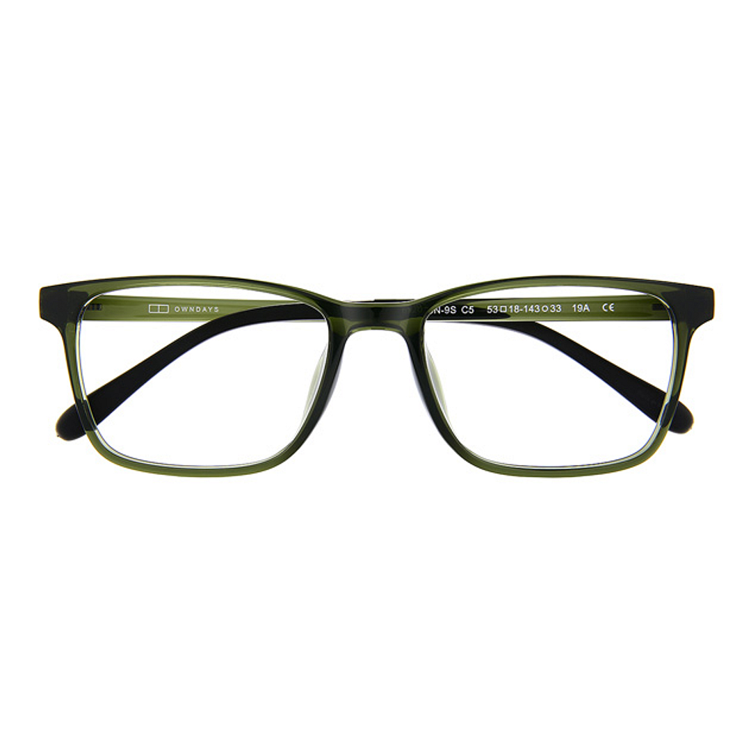 OWNDAYS | ESSENTIAL Green Full Rim Wellington right side