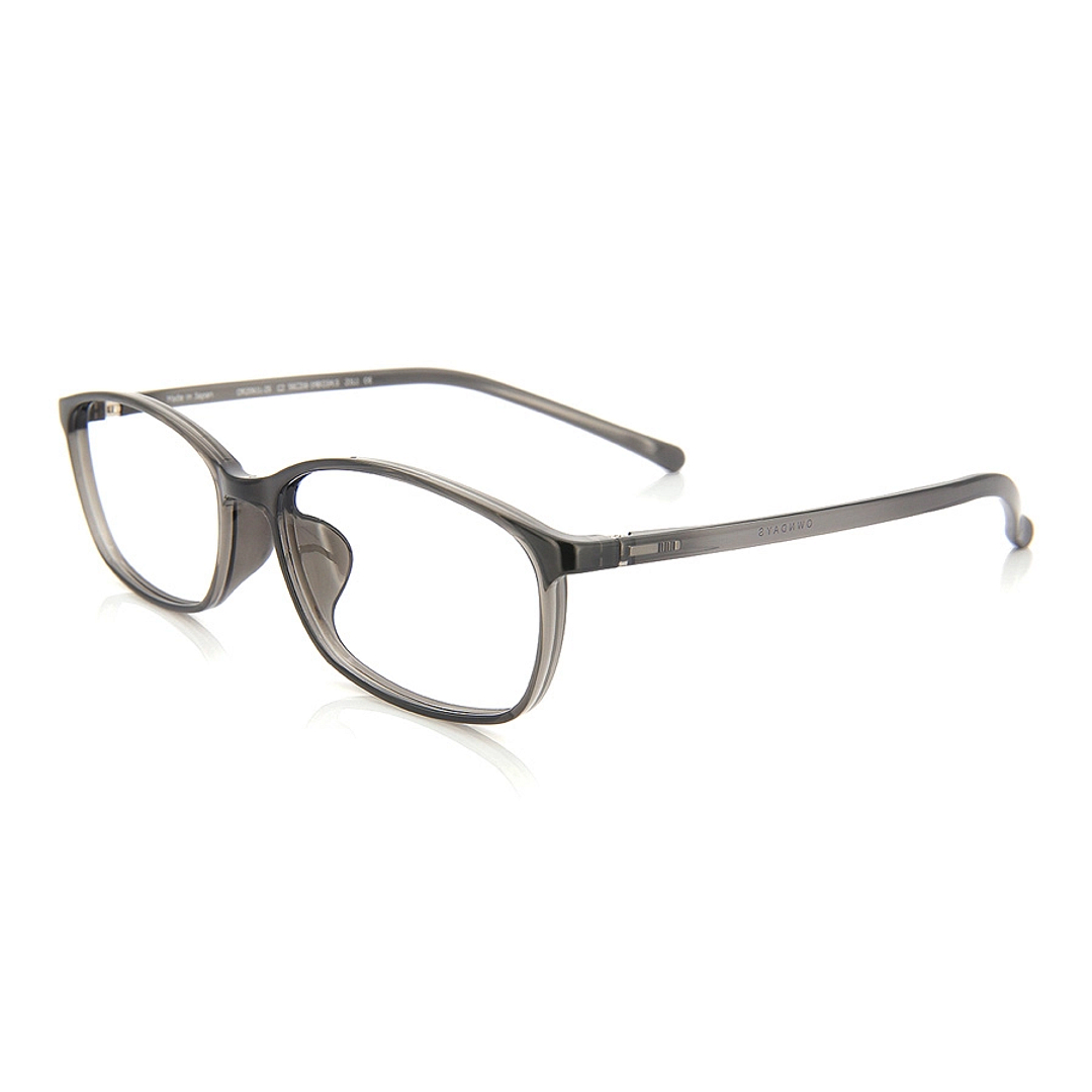 OWNDAYS | ESSENTIAL Light Gray Full Rim Rectangle left side