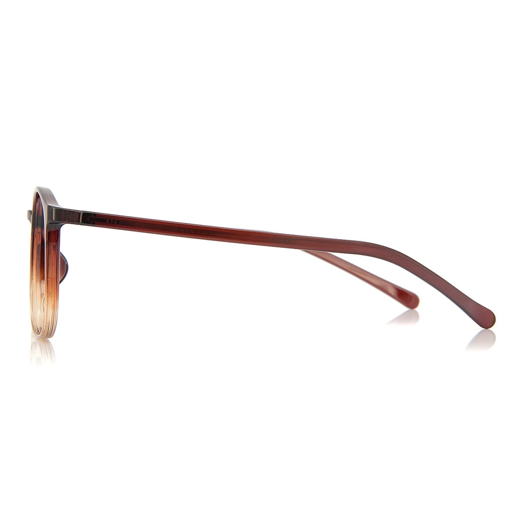 OWNDAYS | ESSENTIAL Brown Full Rim Wellington left side