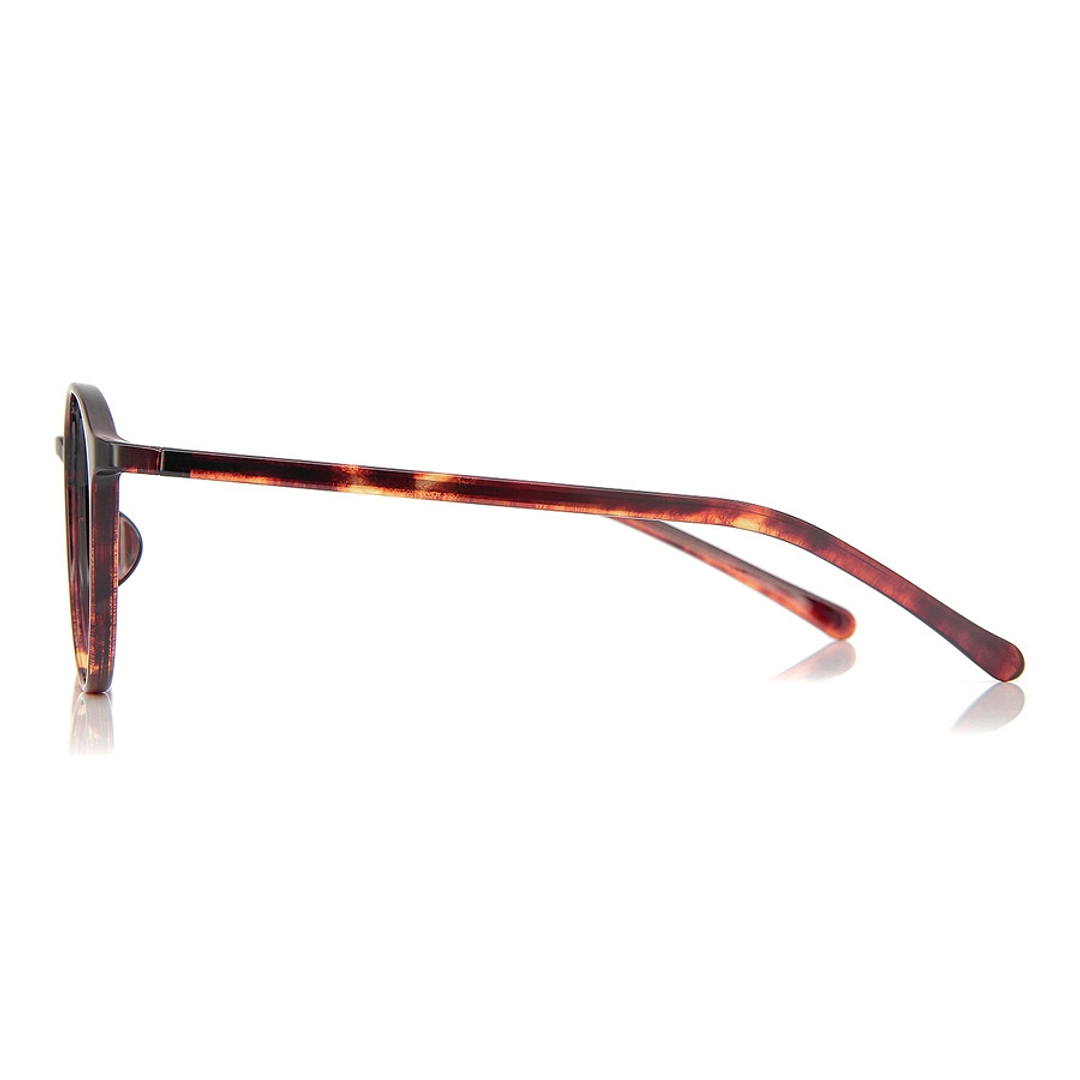 OWNDAYS | ESSENTIAL Brown Demi Full Rim Boston left side