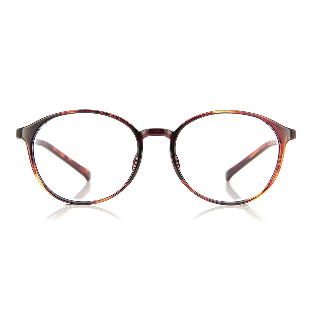 OWNDAYS | ESSENTIAL Brown Demi Full Rim Boston right side
