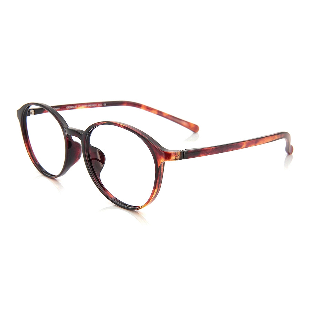 OWNDAYS | ESSENTIAL Brown Demi Full Rim Boston left side