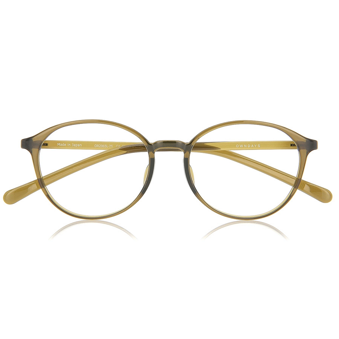 OWNDAYS | ESSENTIAL Khaki Full Rim Boston right side