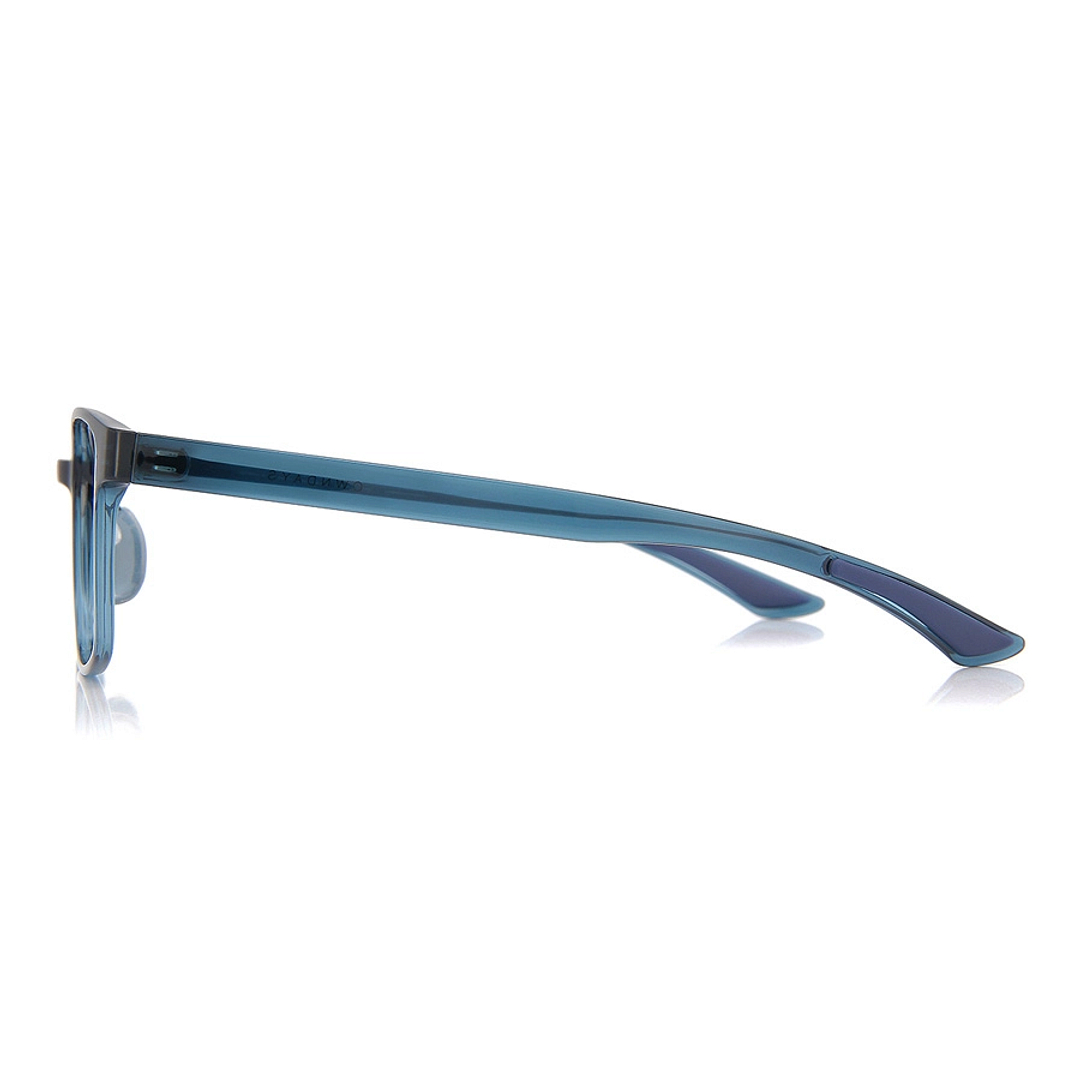 OWNDAYS | ESSENTIAL Navy Blue Full Rim Rectangle left side