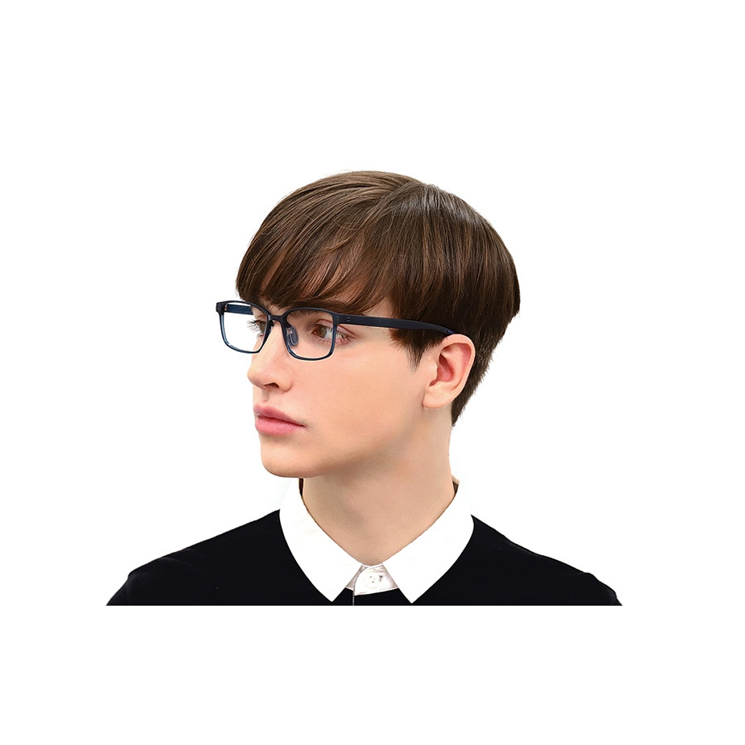 OWNDAYS | ESSENTIAL Tan Brown Full Rim Rectangle right side