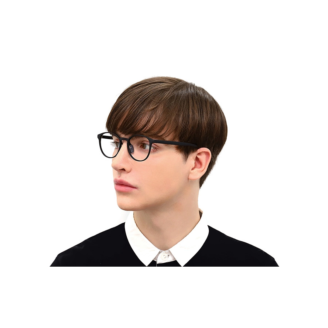 OWNDAYS | ESSENTIAL Matte Black Full Rim Boston right side