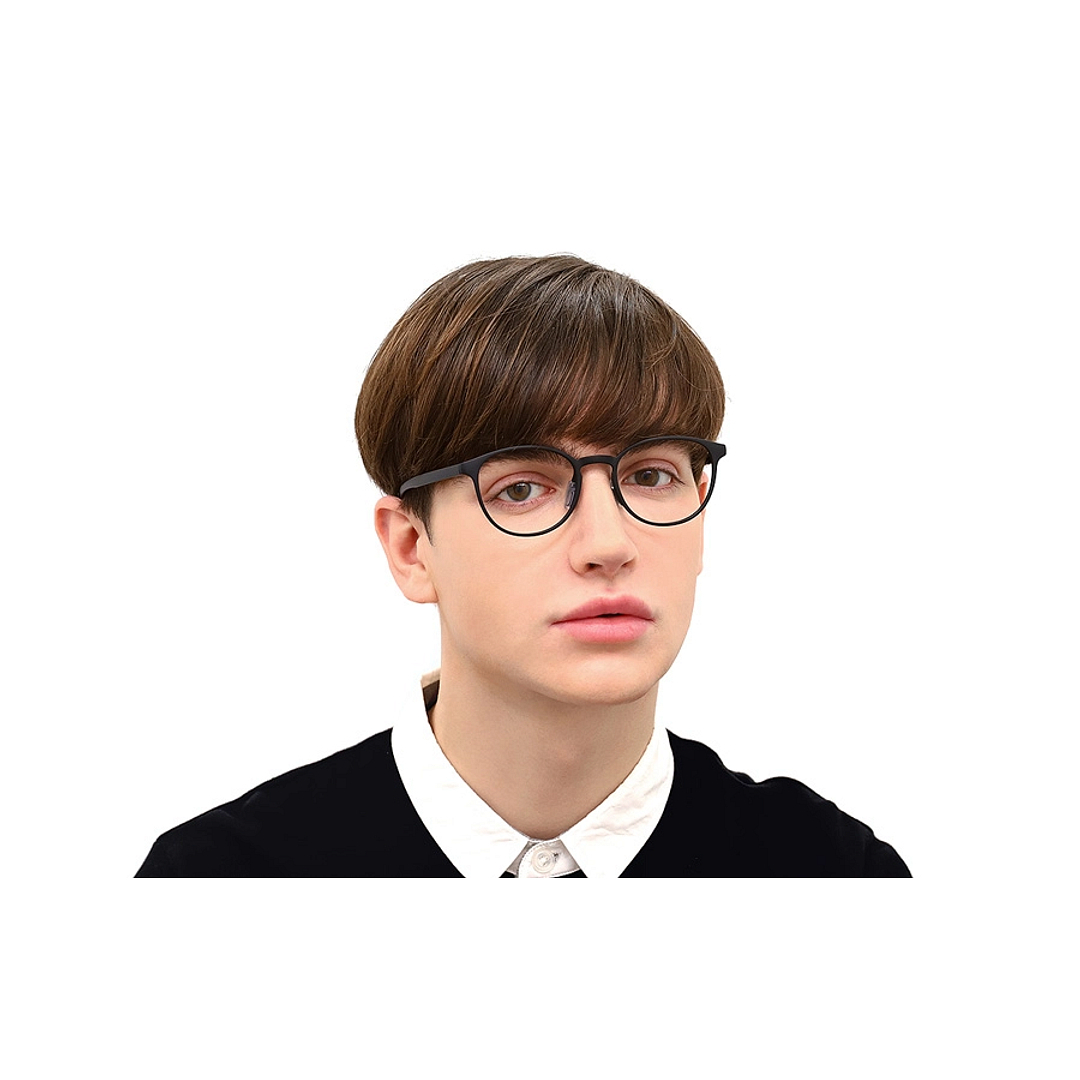 OWNDAYS | ESSENTIAL Brown Full Rim Boston left side