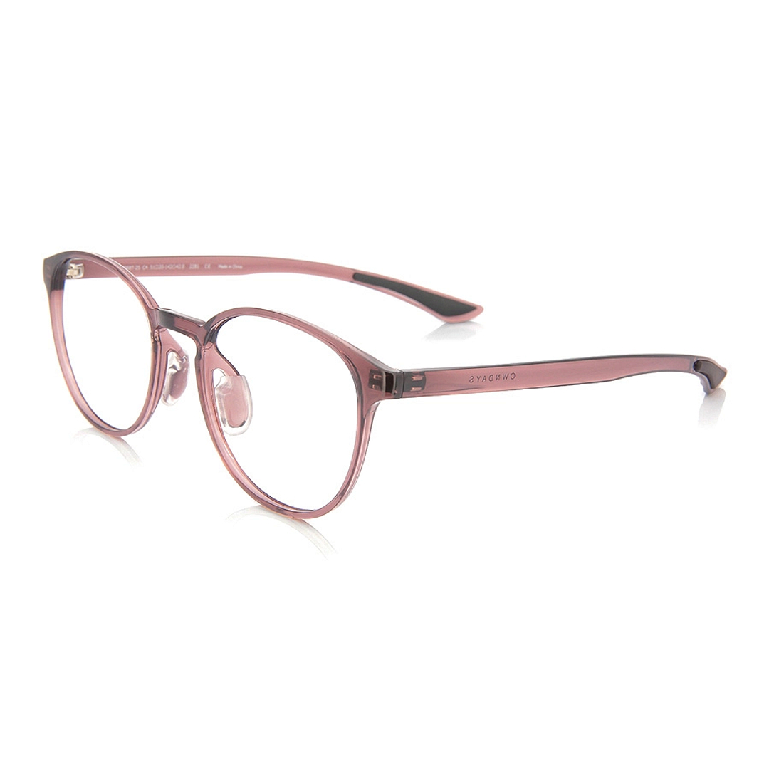 OWNDAYS | ESSENTIAL Purple Full Rim Boston left side