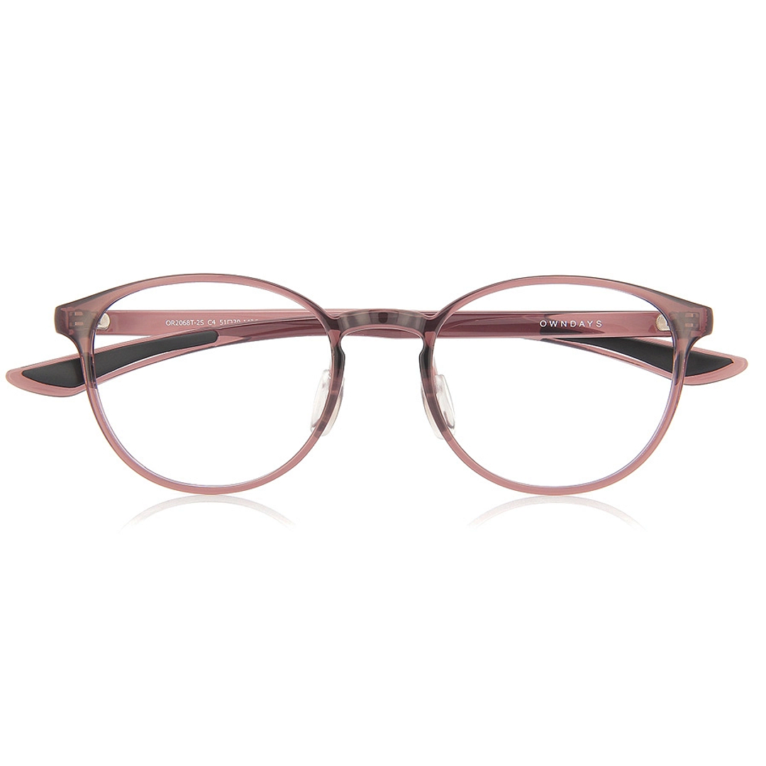 OWNDAYS | ESSENTIAL Purple Full Rim Boston right side