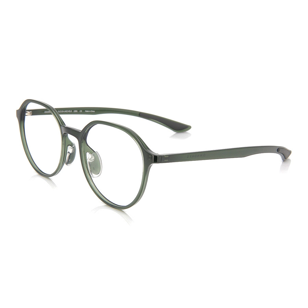 OWNDAYS | ESSENTIAL Green Full Rim Boston left side