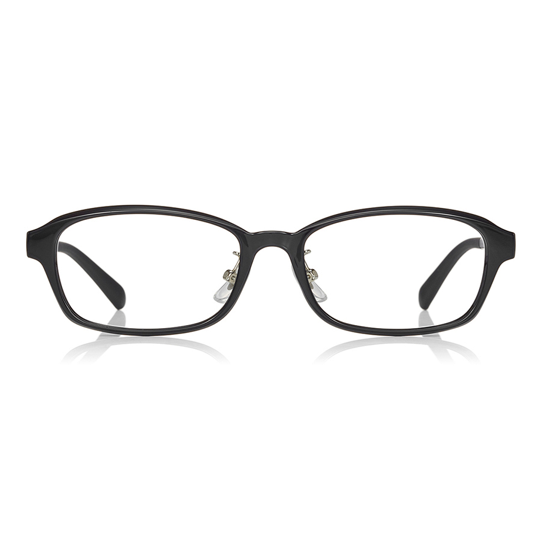 OWNDAYS | ESSENTIAL Black Full Rim Rectangle right side