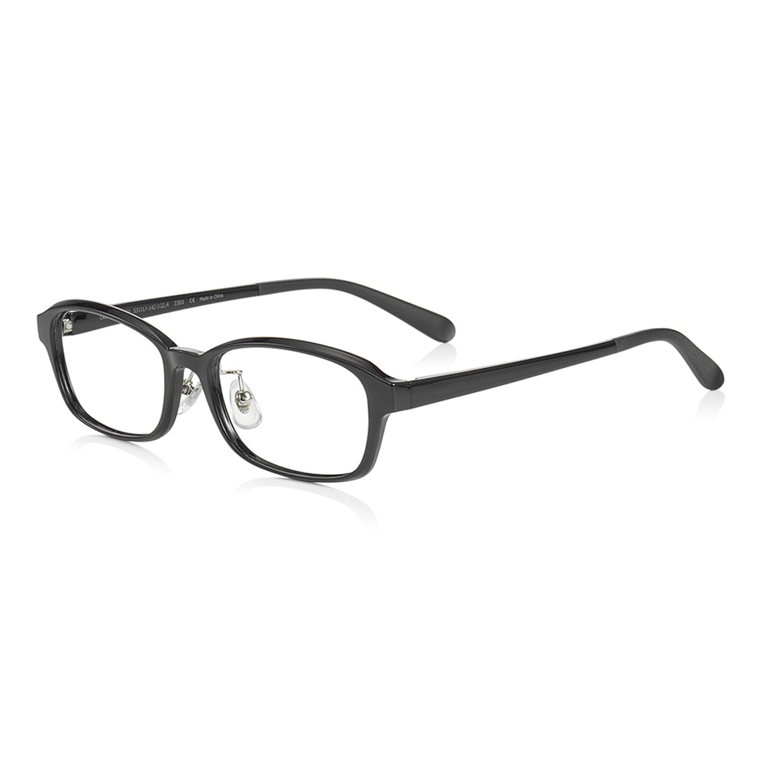OWNDAYS | ESSENTIAL Black Full Rim Rectangle left side