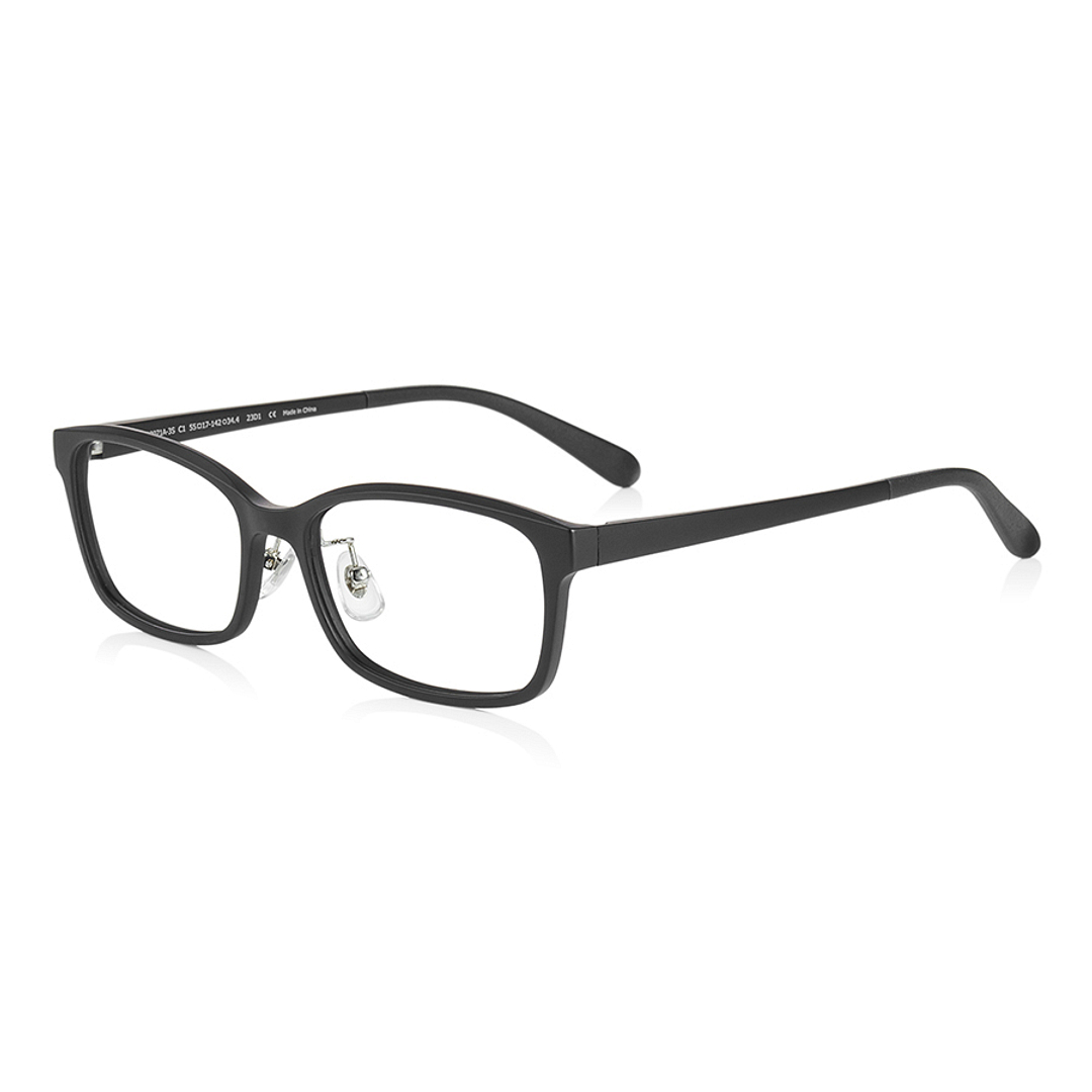 OWNDAYS | ESSENTIAL MATTE BLACK Full Rim Rectangle left side
