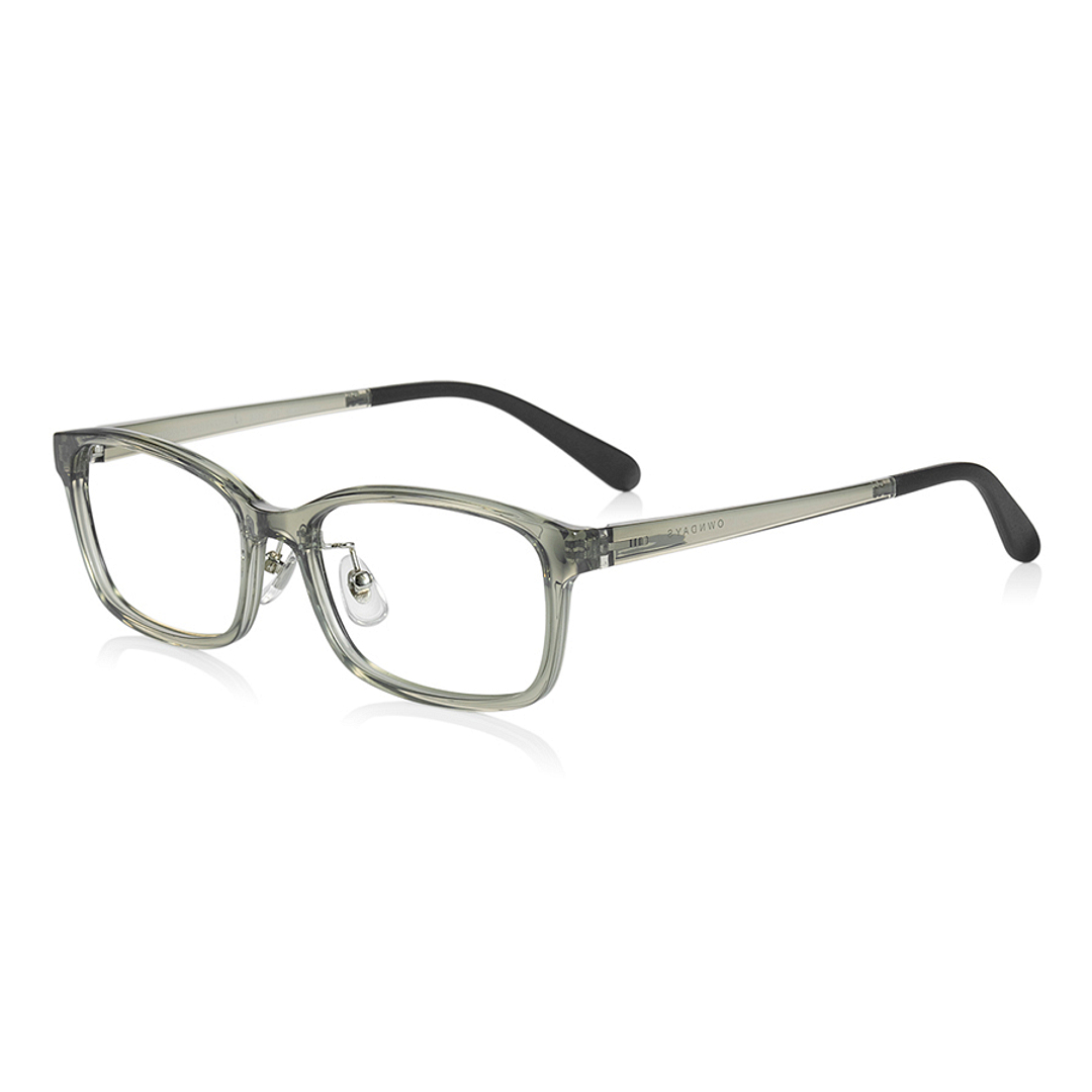 OWNDAYS | ESSENTIAL Khaki Full Rim Rectangle left side