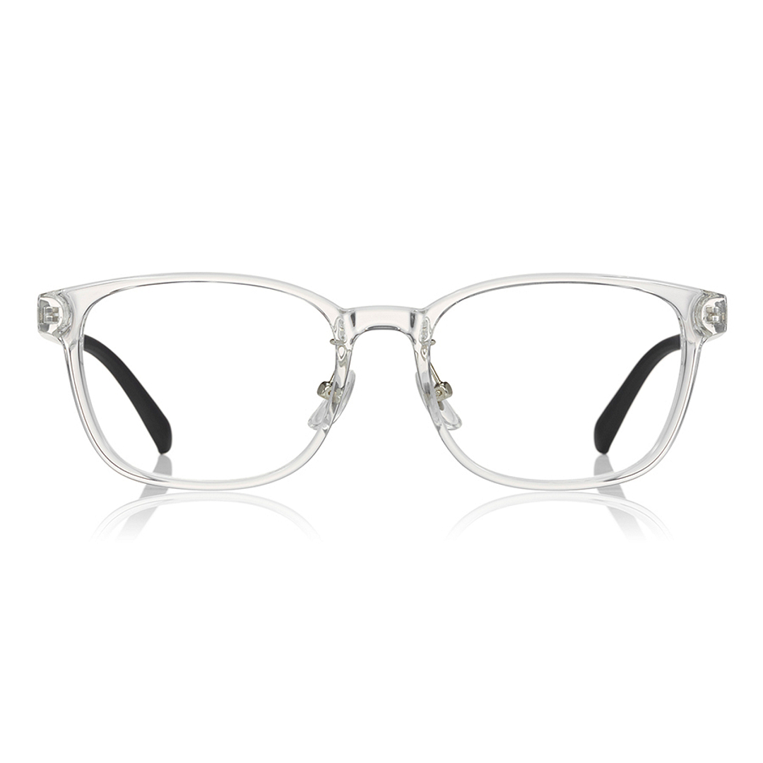 OWNDAYS | ESSENTIAL Crystal Transparent Full Rim Wellington right side