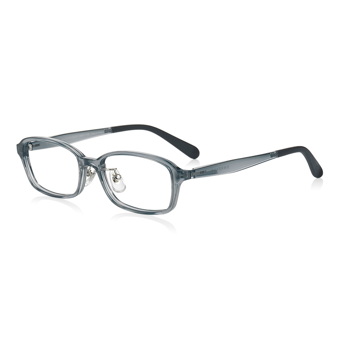 OWNDAYS | ESSENTIAL Light Gray Full Rim Rectangle left side
