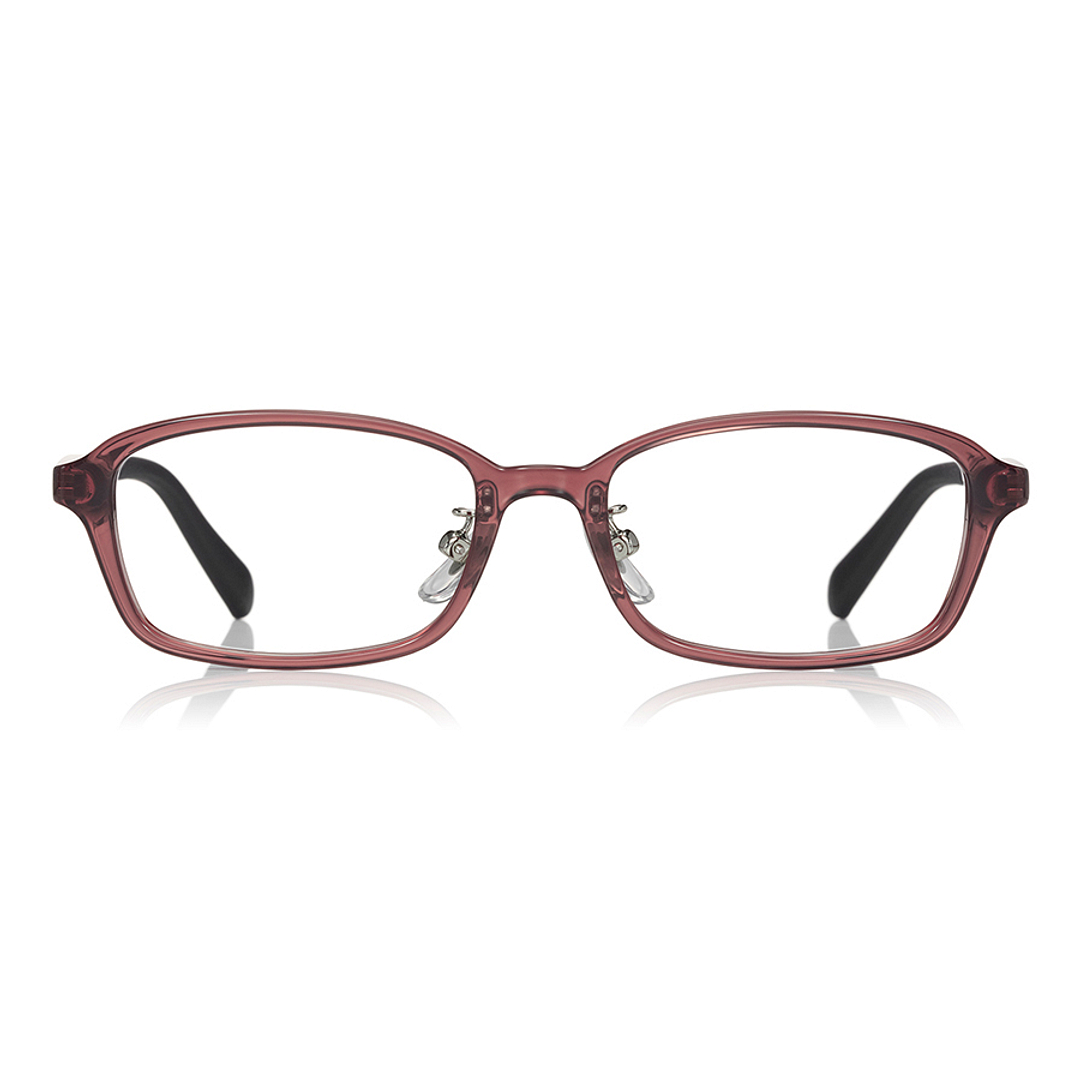 OWNDAYS | ESSENTIAL Red Full Rim Rectangle right side