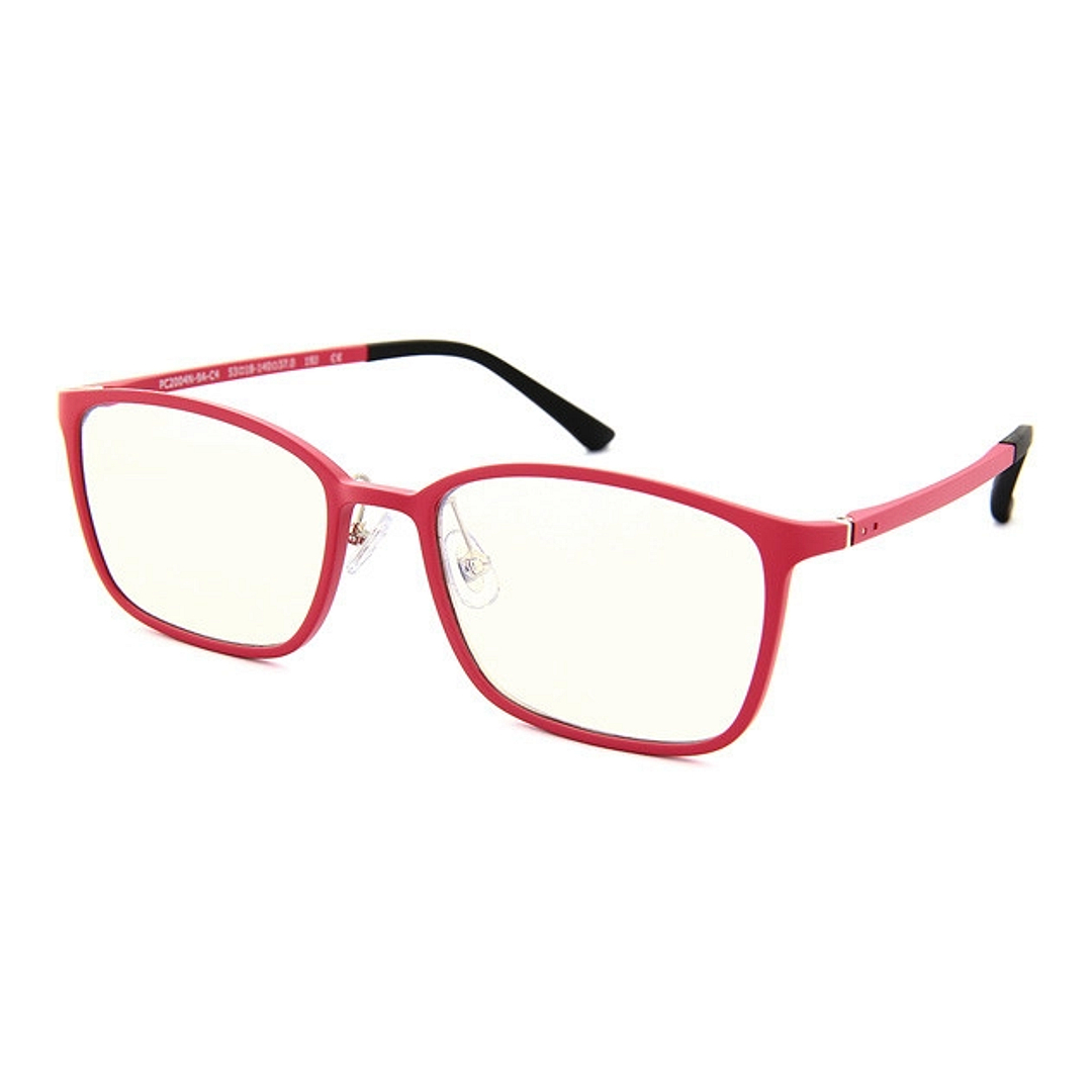 OWNDAYS PC Dark Pink Full Rim Square right side