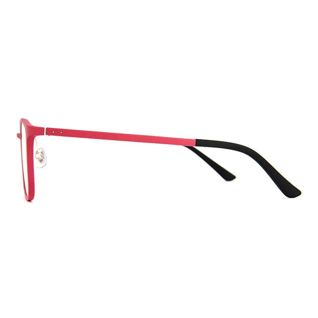 OWNDAYS PC Dark Pink Full Rim Square left side