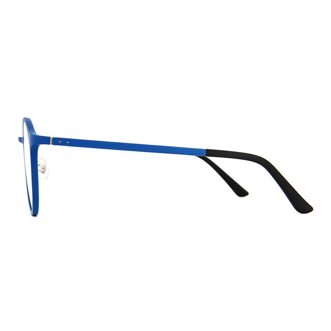 OWNDAYS PC Blue Full Rim Round left side