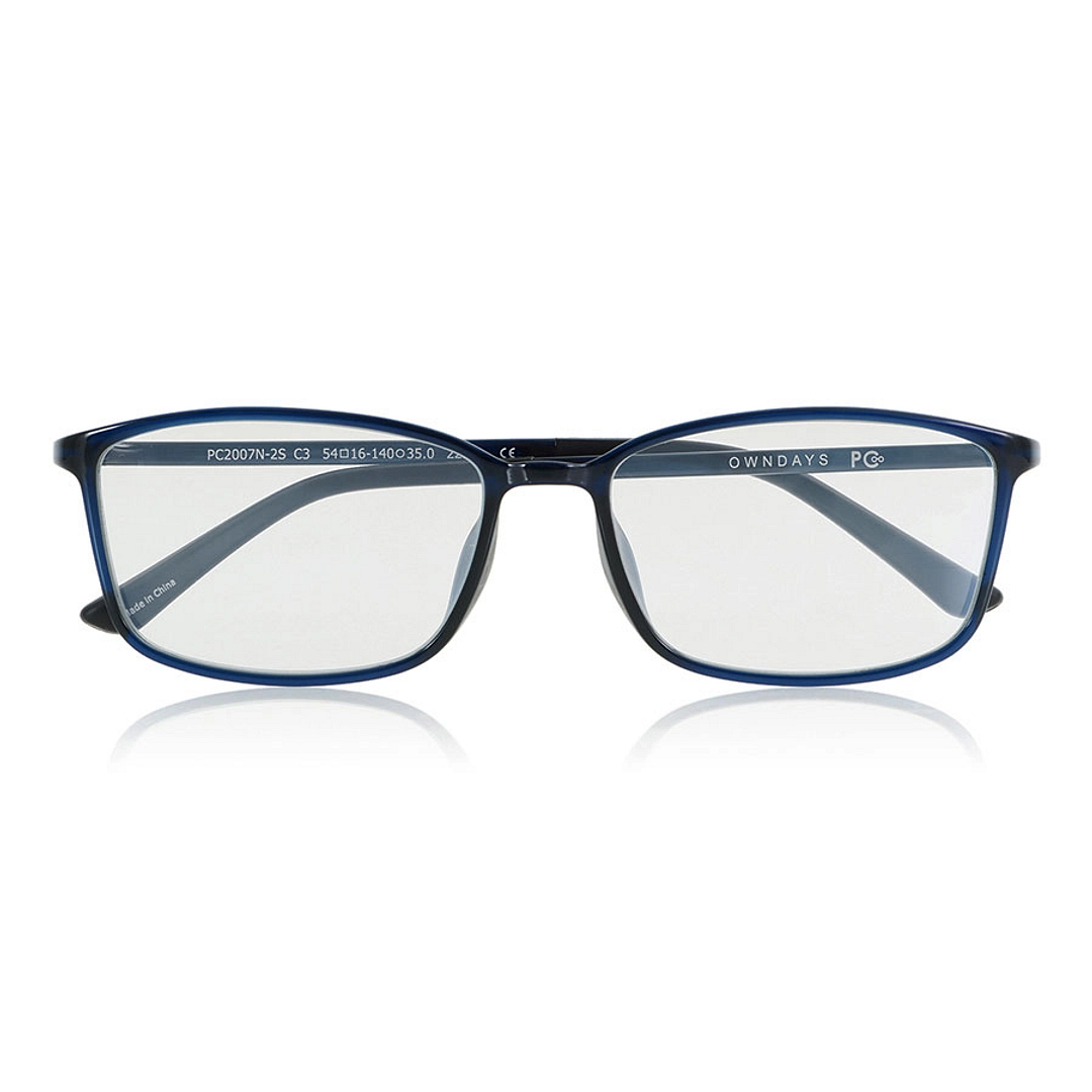 OWNDAYS PC Navy Full Rim Square right side