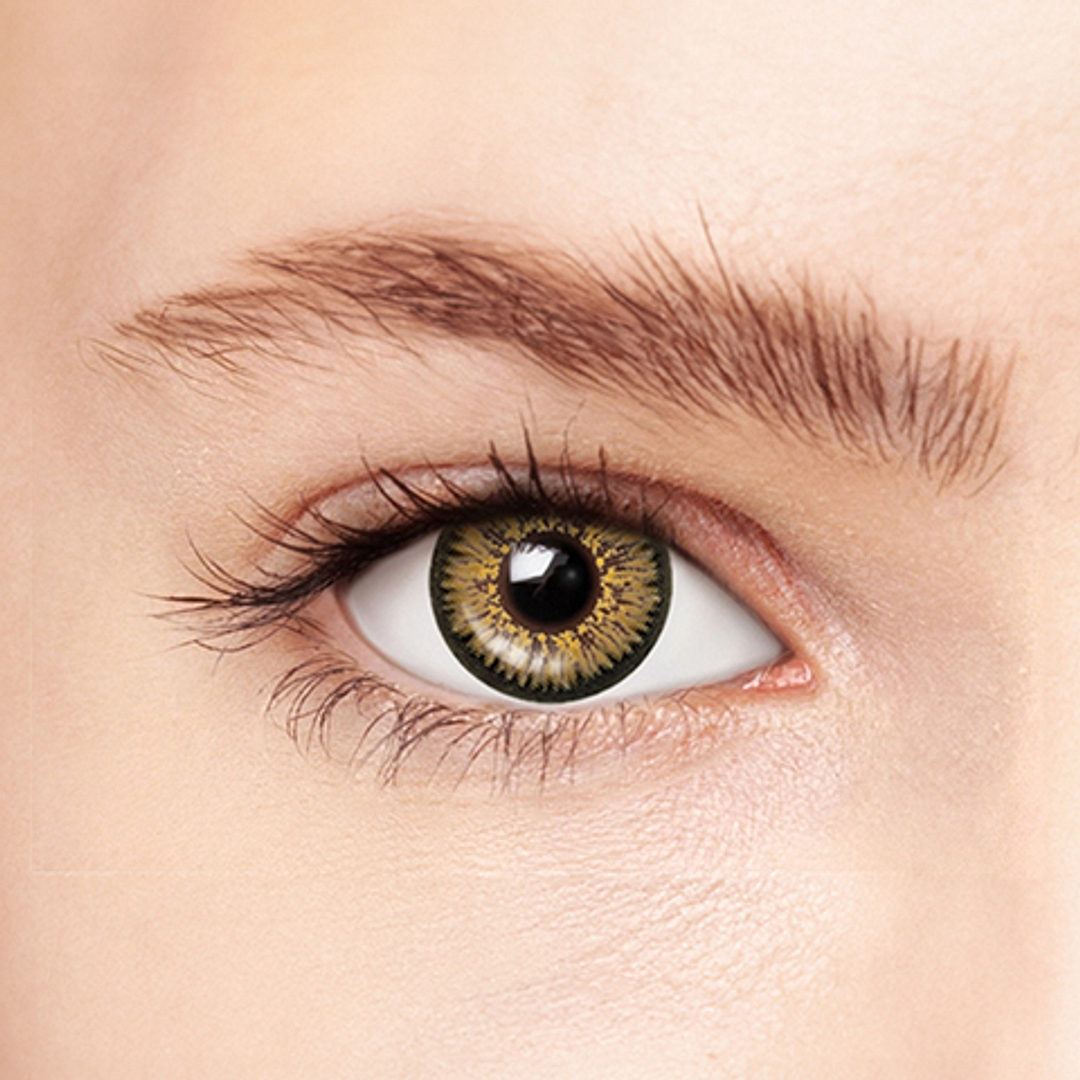 OWNDAYS Owndays Petal Monthly Brown Plano and Power 2 LP Contact Lens right side