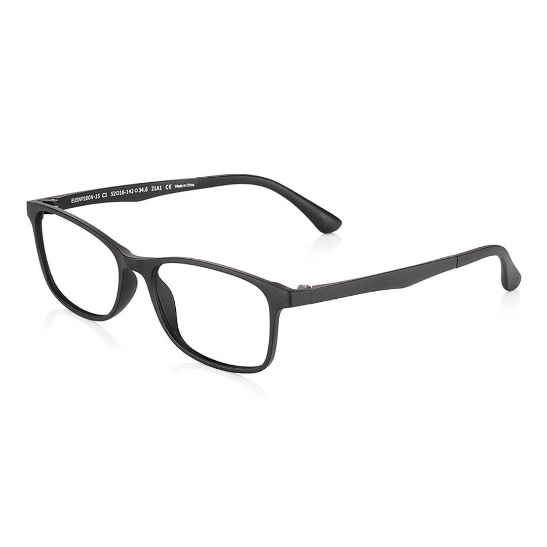 OWNDAYS | SUN Black Full Rim Rectangle left side