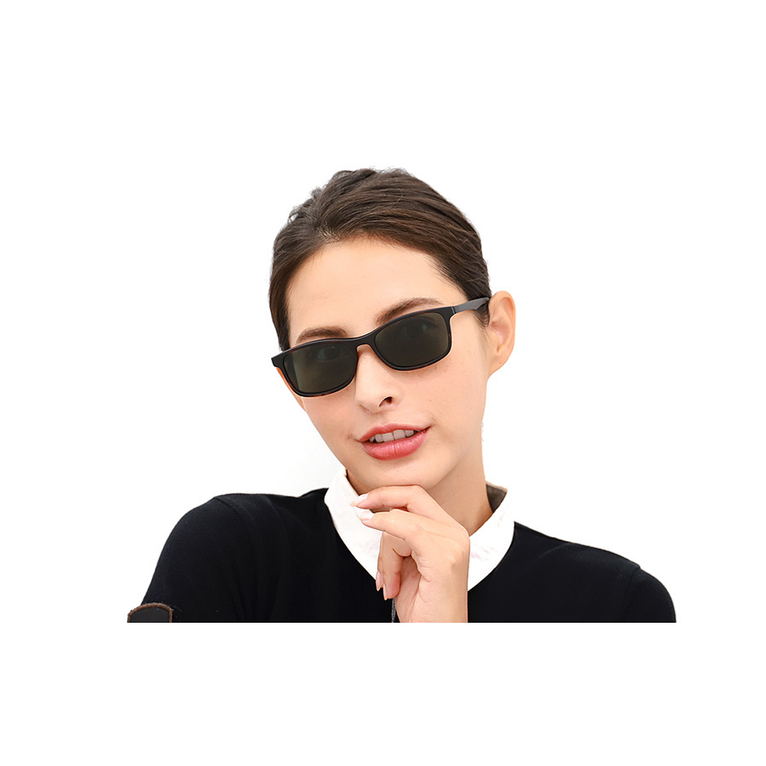 OWNDAYS | SUN Light Brown Full Rim Rectangle right side