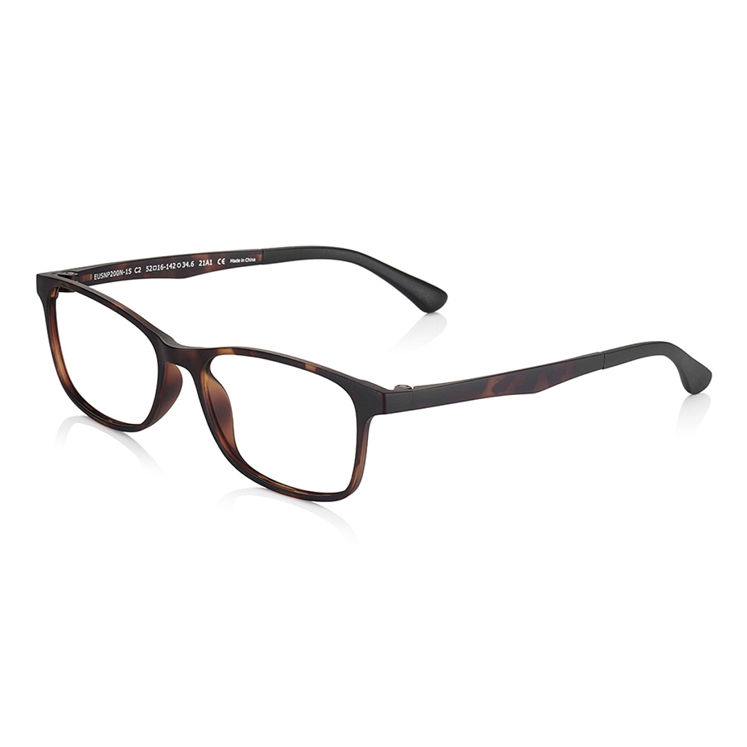 OWNDAYS | SUN Light Brown Full Rim Rectangle left side