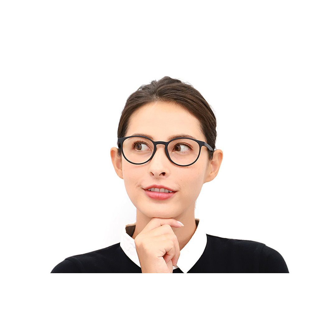 OWNDAYS | SUN Black Full Rim Boston right side