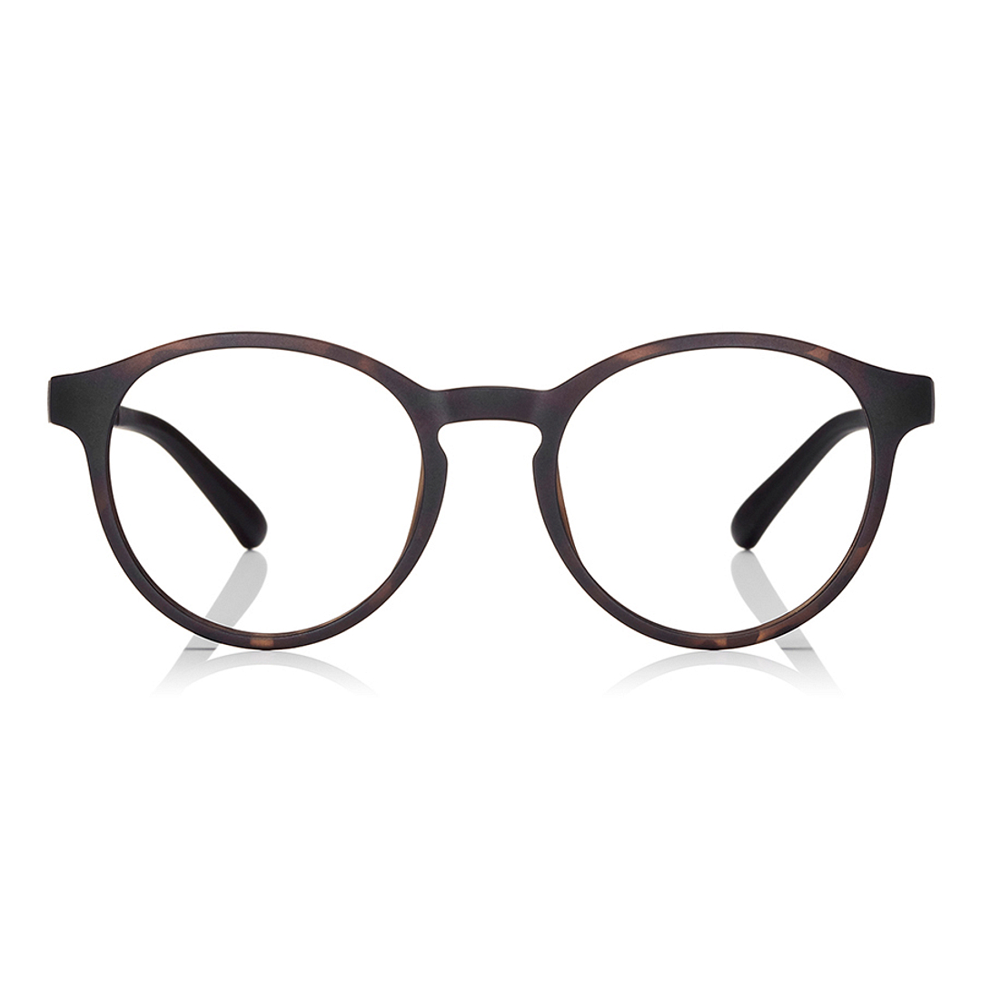 OWNDAYS | SUN Light Brown Full Rim Boston left side