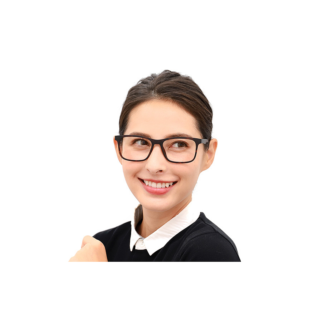 OWNDAYS | SUN Light Brown Full Rim Rectangle right side