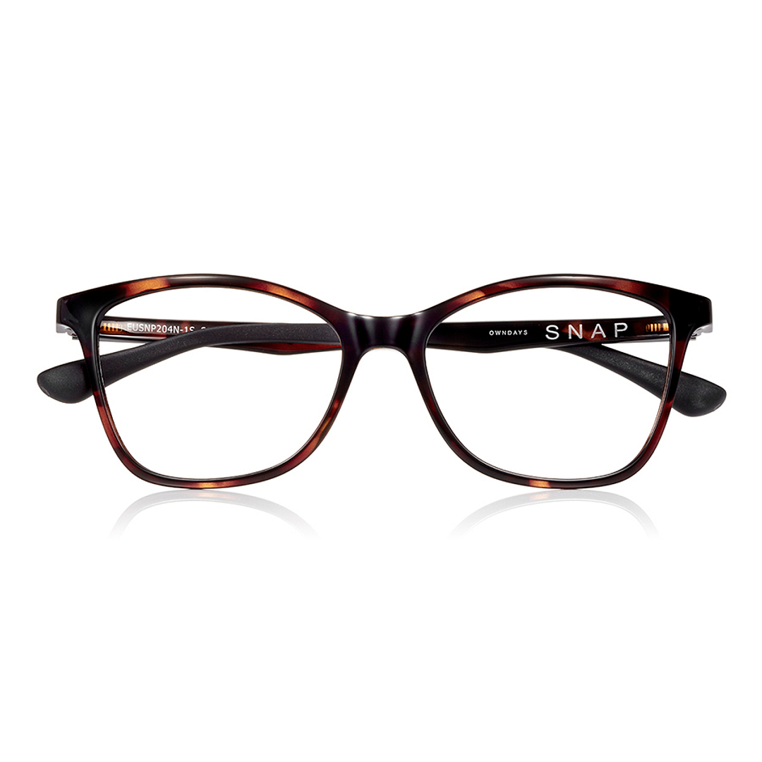 OWNDAYS | SUN Light Brown Full Rim Fox left side