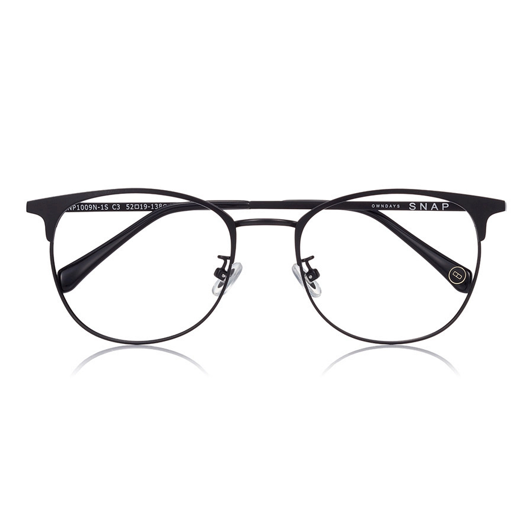 OWNDAYS | SUN Black Full Rim Wellington left side
