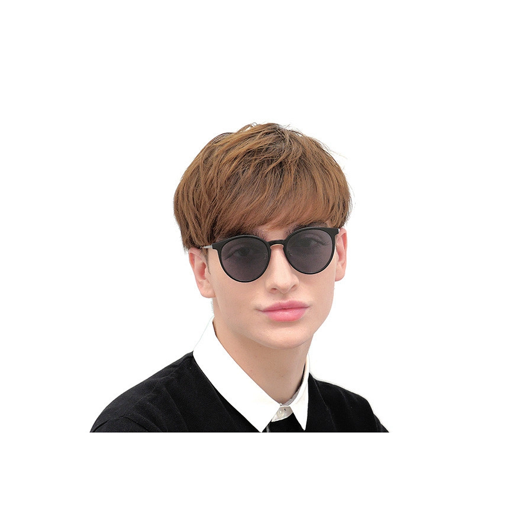 OWNDAYS | SUN Black Full Rim Boston left side