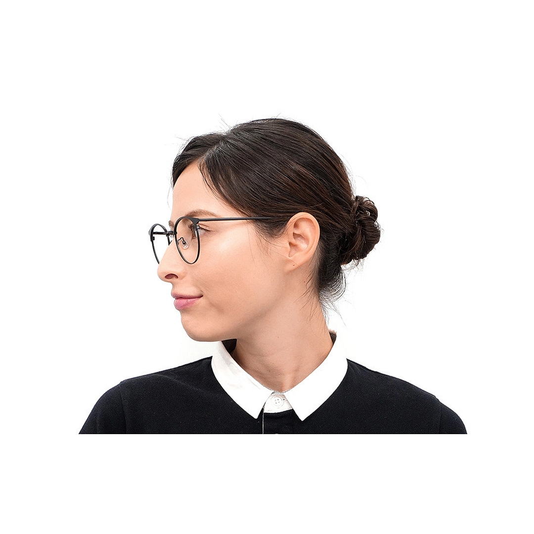 OWNDAYS | SUN Black Full Rim Boston left side