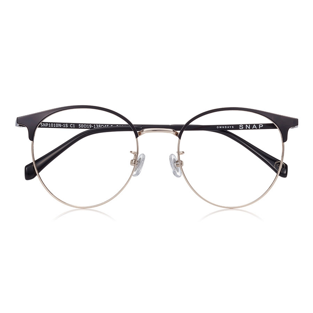 OWNDAYS | SUN Black Full Rim Boston left side