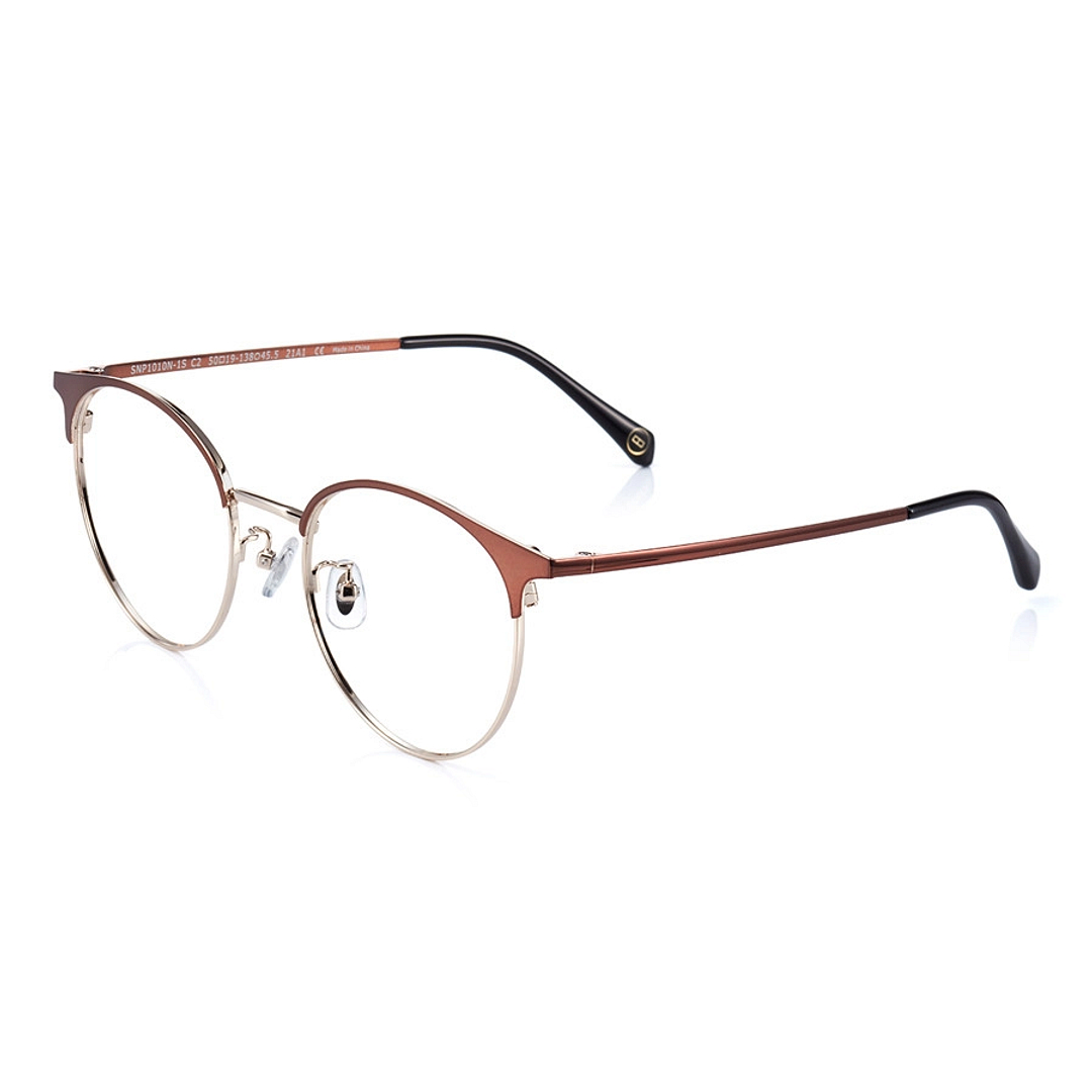 OWNDAYS | SUN Light Brown Full Rim Boston left side