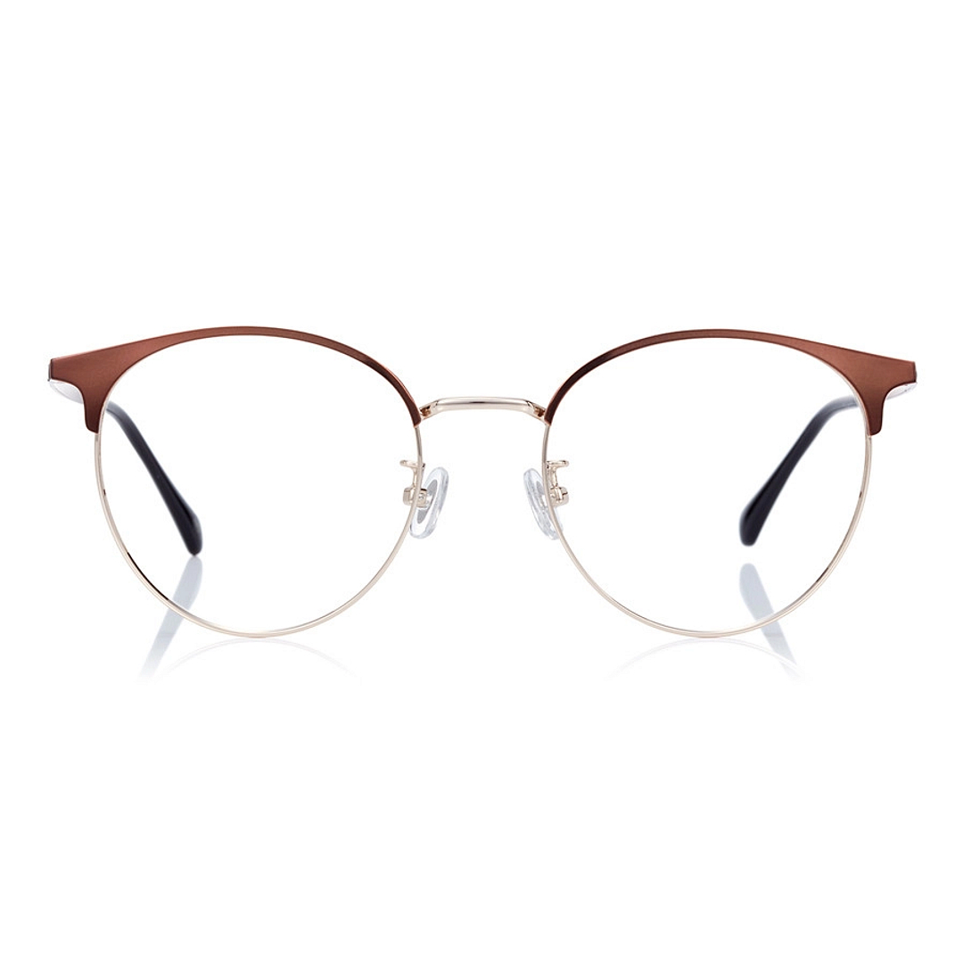 OWNDAYS | SUN Light Brown Full Rim Boston left side