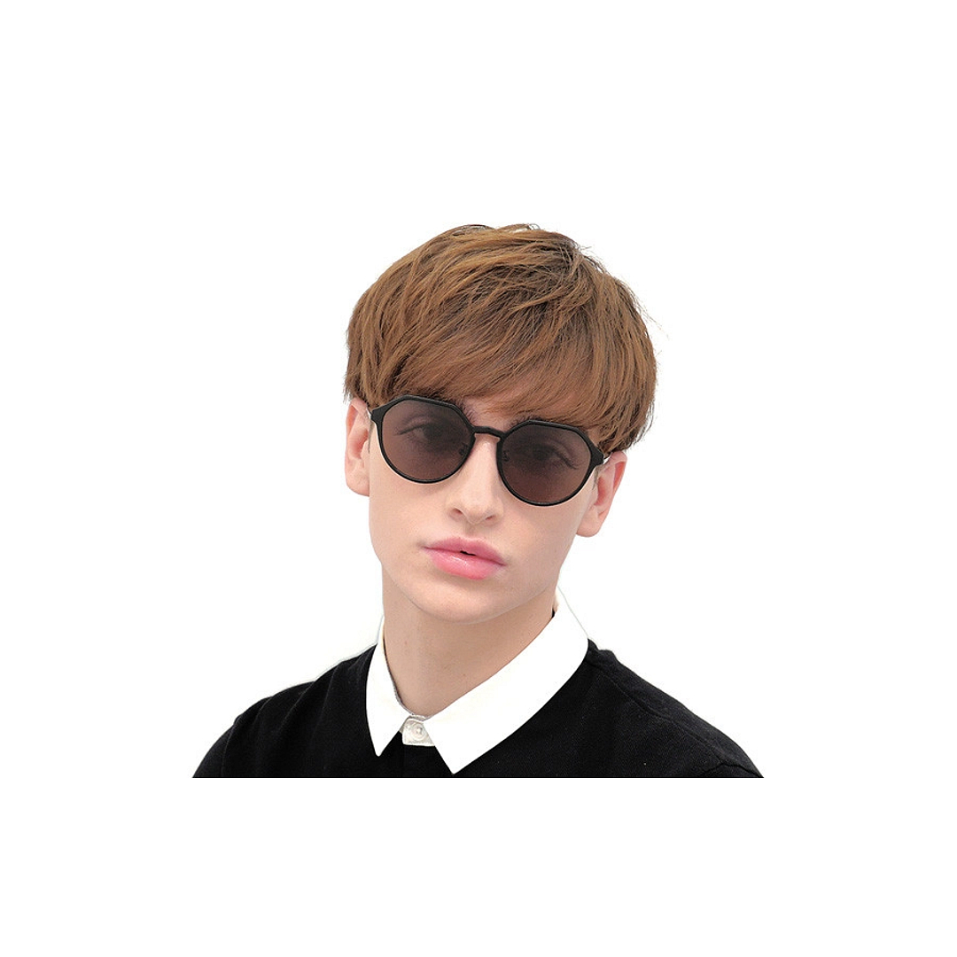 OWNDAYS | SUN Black Full Rim Boston left side