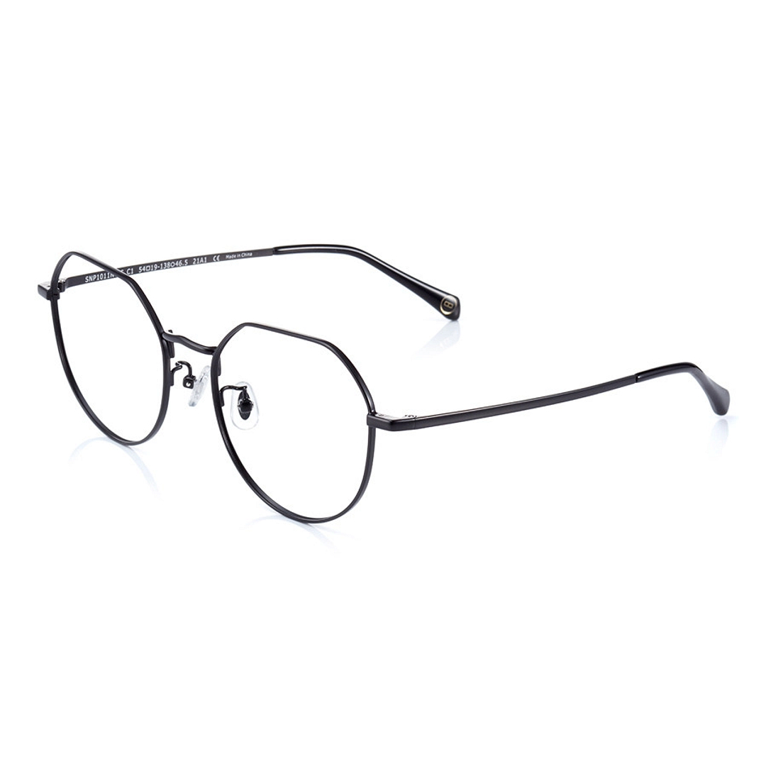 OWNDAYS | SUN Black Full Rim Boston left side