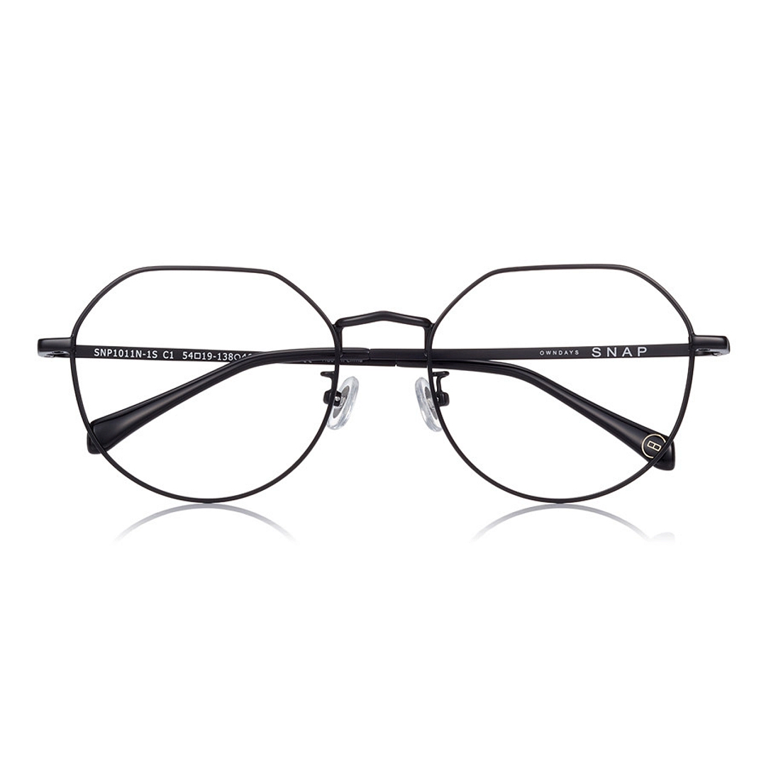 OWNDAYS | SUN Black Full Rim Boston left side