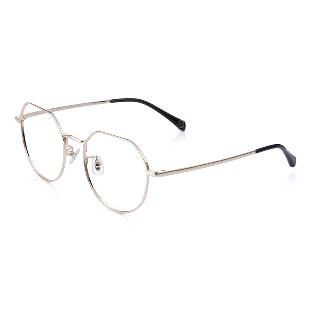 OWNDAYS | SUN Gold Full Rim Boston left side