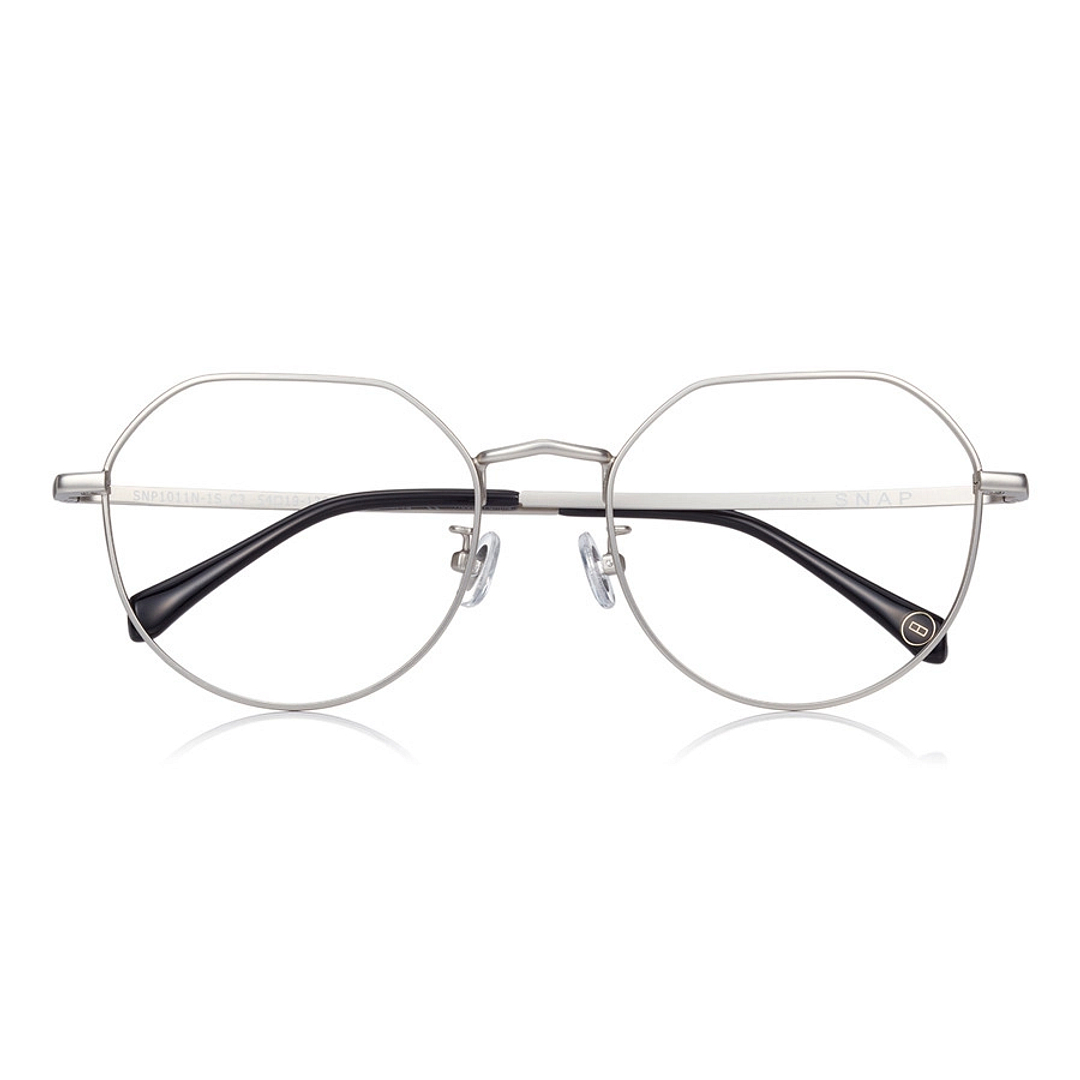 OWNDAYS | SUN Silver Full Rim Boston left side