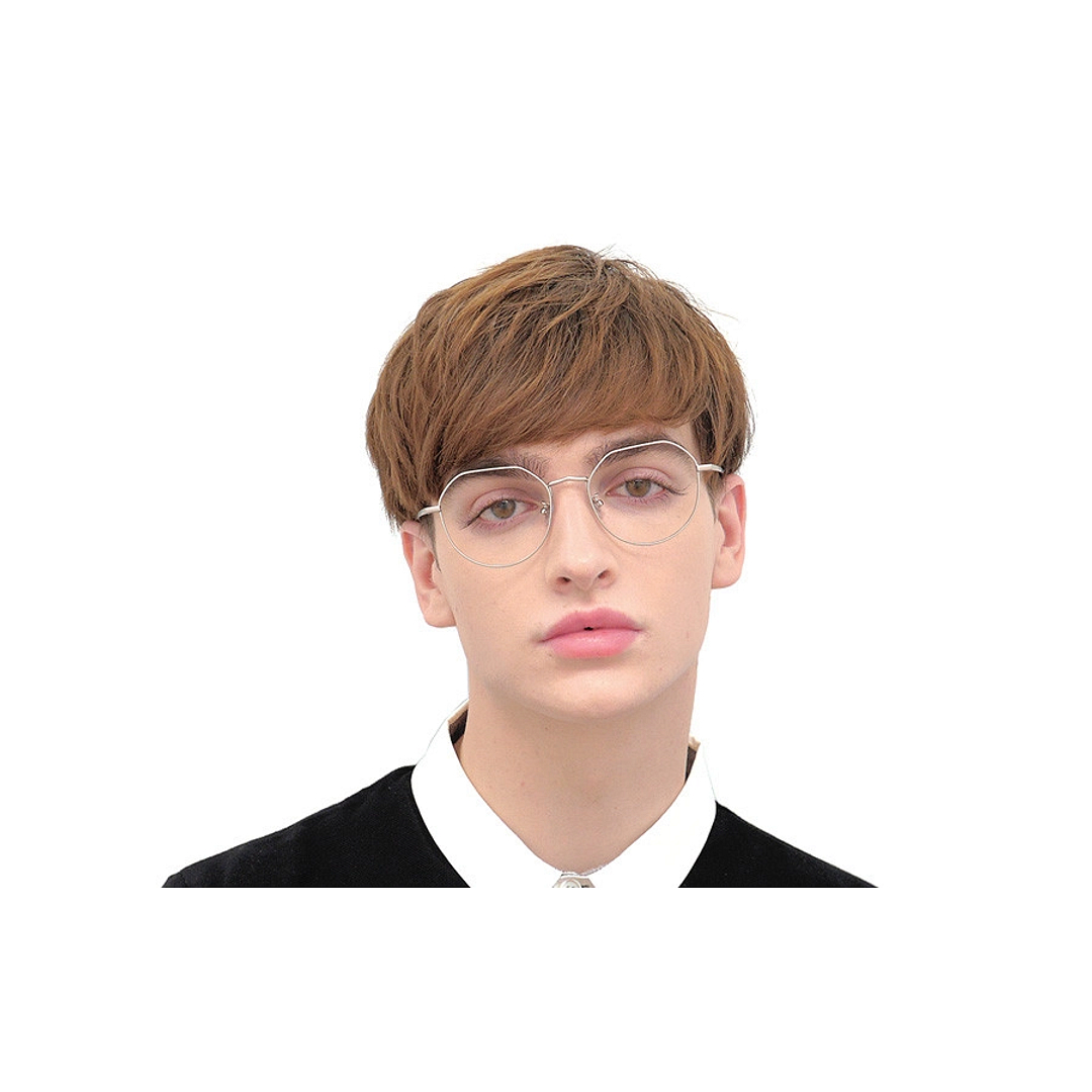 OWNDAYS | SUN Silver Full Rim Boston left side