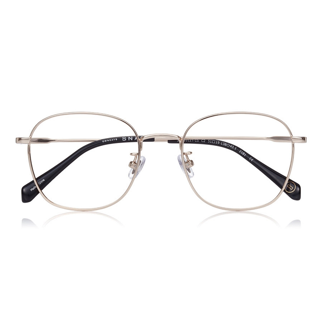 OWNDAYS | SUN Gold Full Rim Wellington left side