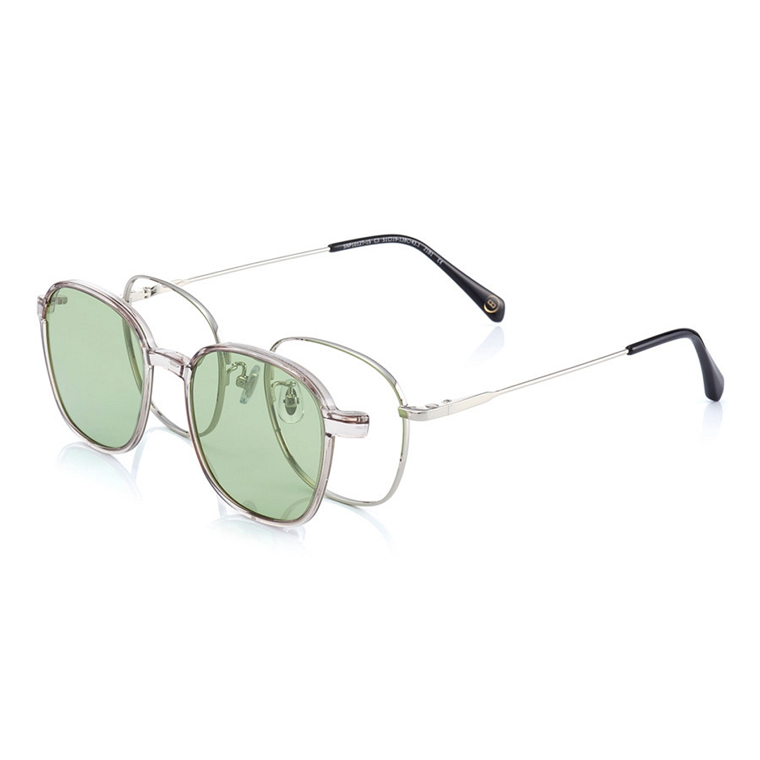 OWNDAYS | SUN Silver Full Rim Wellington left side