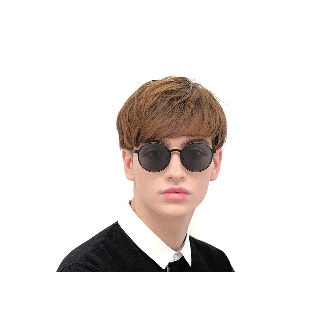 OWNDAYS | SUN Black Full Rim Round left side